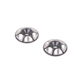 MonkeyKing Alloy M3 Wing Washer - Black - pk2 - MK5580BK