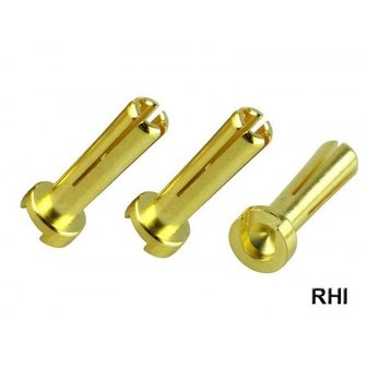 RHI Bullet PLUG 4.0mm Gold-Plated (2) - 830206