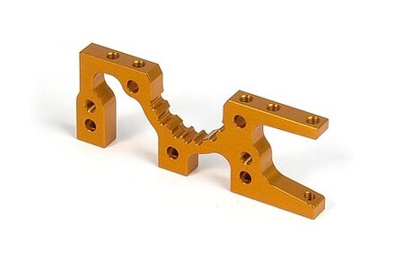 T2&#039;009 Alu Front Lower Susp. Adjust. Bulkhead - Orange, X302019-O