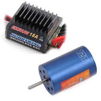 Hobbywing Ezrun Combo A1, 7800kv, 12t, 1/18, Hw81030000 - 81030000