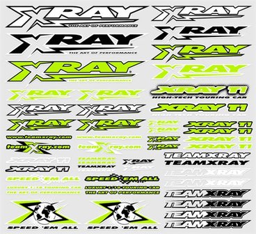 Xray Sticker For Body Neon Yellow, X397315