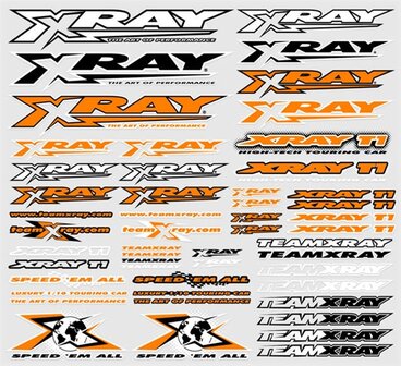 Xray Sticker For Body Neon Orange, X397316