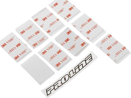 Pro-Line Double Sided Clear Mounting Tape (10pk)