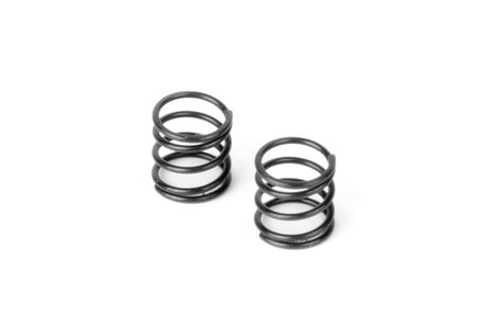 Xray Front Coil Spring For 4mm Pin C=2.1-2.3 - Black (2) - 372188