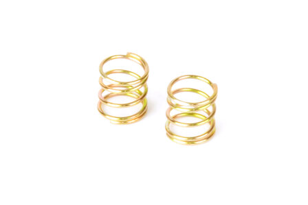 Xray Front Coil Spring For 4mm Pin C=1.5-1.7 - Gold (2) - 372186