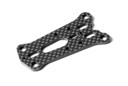 XRAY X1&#039;20 GRAPHITE ARM MOUNT PLATE - NARROW TRACK-WIDTH - 2.5MM - 371066