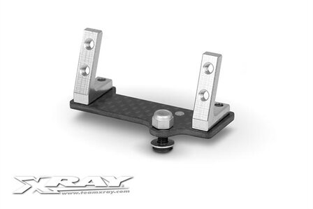 Center Graphite Servo Mount + Alu Stands - Set (Micro), X376216