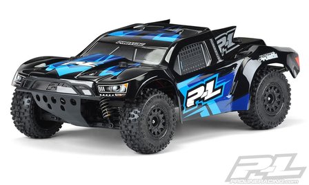 PROLINE345818Pre-Cut Flo-Tek Fusion Tough-Color (Black) Body for PRO-Fusion SC 4x4, Slash 2wd, Slash 4x4, SC6.1, 22SCT&trade; &amp; SCTE&trade;