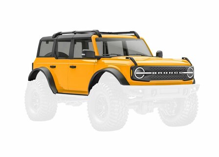 Traxxas Body, Ford&nbsp;bronco, Complete, Cyber Orange (includes Grille, Side Mirrors, Door Handles, Fender Flares, Windshield Wipers, Spare Tire Mount, &amp; Clipless Mounting) - 9711-CYBER