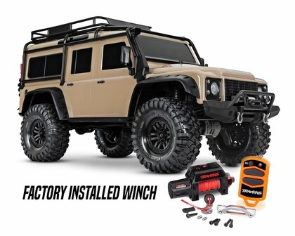 Traxxas Land Rover Defender Crawler With Winch Sand - 82056-84SAND