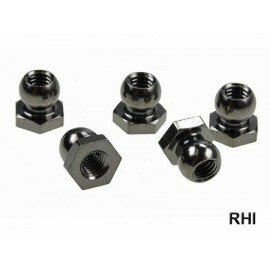 TAMIYA 9808012, RC 5mm Ball Connect Nut 5st.