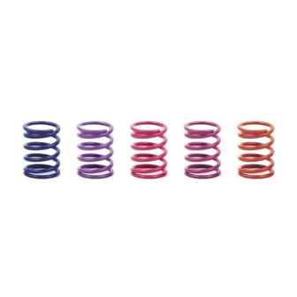 SPRING SET D=1.7 (28LB) VIOLET C= 4.0 - MEDIUM - REAR (2), X338296