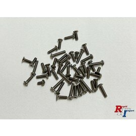 Titanium schroevenset passend voor de Tamiya TT-01E