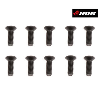 Iris M2x6mm Flat Head Screws (10pcs)