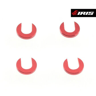 Iris 6x3x1.0mm Open Washers (4pcs)