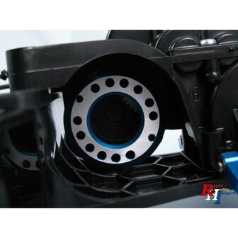 Aluminium motorsteun (blauw) voor 16-21 motortandwielen TA01/TA02/DF01/TOP FORCE