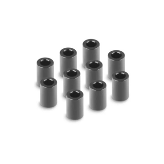 ALU BUSHING 3x6x9.0MM - BLACK (10)