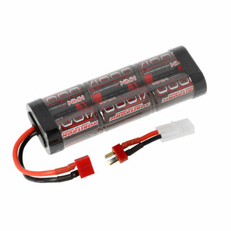 NiMH Battery 4000mAh 7,2V Stick Pack T-Plug &amp; Tamiya ROBITRONIC