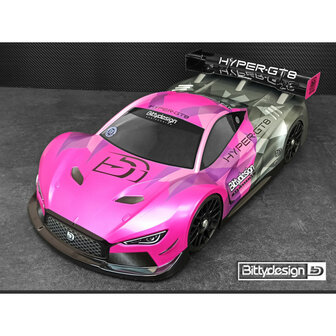 Bittydesign HYPER-GT8 1/8 GT clear body 325mm (LW | 1.0mm)