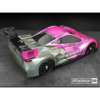 Bittydesign HYPER-GT8 1/8 GT clear body 325mm (LW | 1.0mm)