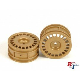 1:10 Dish-Wheels Rally (2) goud 26mm TAMIYA