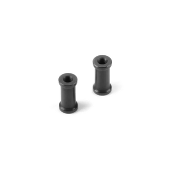 Xray Alu Mount 10.0mm With M2.5 Thread - Black (2) - 376381