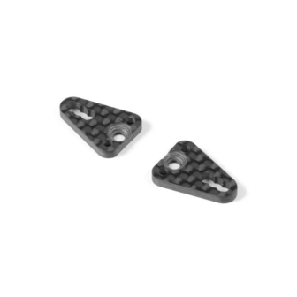 Xray Carbon Plate For 2 Pins For Side Link (2) - 371187