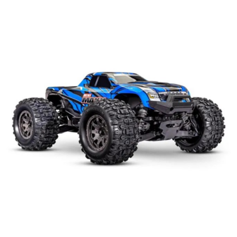 Traxxas Mini Maxx Bl-2s Blue Incl Battery &amp; Usb Charger - 107154-1-BLUE