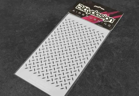 Bittydesign Vinyl stencil - Diamond Plate