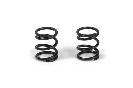 XRAY Front Coil Spring 3.6X6X0.5Mm, C=5.0 - Black (2) - 372182