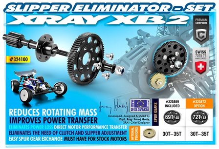 XRAY SLIPPER ELIMINATOR - SET - 324100