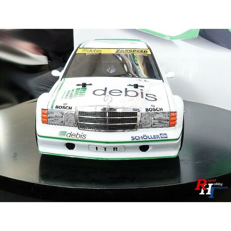 TAMIYA MERCEDES-BENZ 190E BODY ZAKSPEED incl banden en velgen