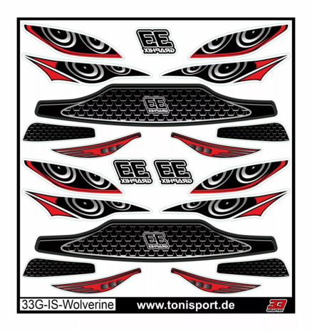 33Graphix Inside Headlight / Grill Sticker ZooRacing Wolverine MAX