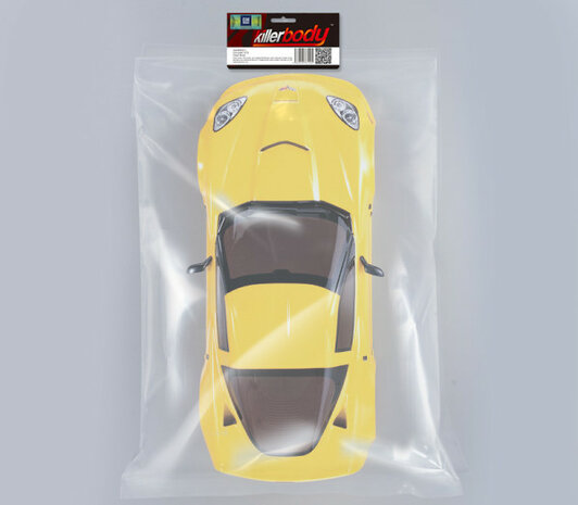 Corvette GT2 Finished Body Yellow (Printed)