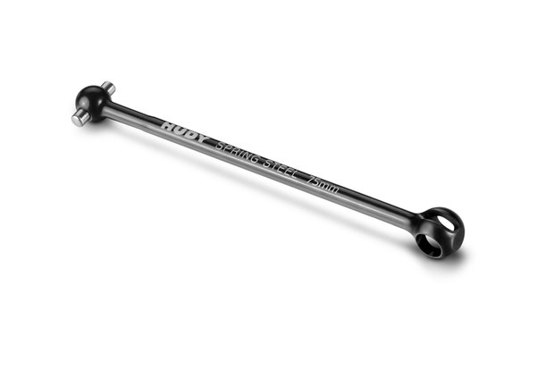 XRAY REAR DRIVE SHAFT 75MM WITH 2.5MM PIN - HUDY SPRING STEEL - 325324