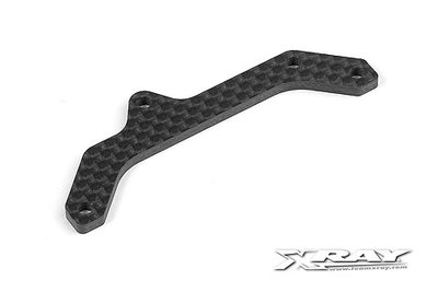 Xray Link Rear Pod Upper Plate - Graphite 2.5mm, X373541 - 373541