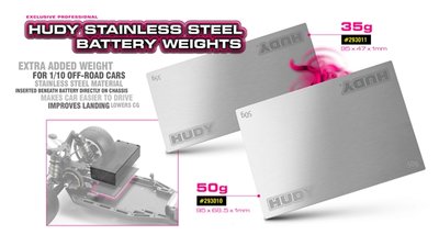 Hudy Stainless Steel Battery Weight 35g - 293011