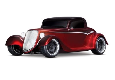 Traxxas Hot Rod Coupe 1/10 Scale Awd 4-tec 3.0, Red - 93044-4RED