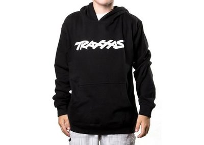 TRX1397-L Traxxas Logo Hoodie Black Youth L