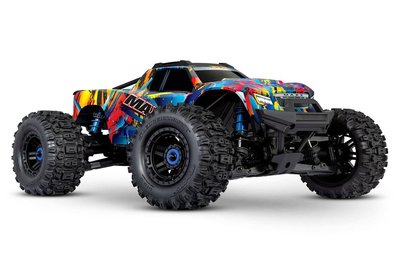 Traxxas Wide Maxx 1/10 Scale 4wd Brushless Electric Monster Truck, Vxl-4s, Tqi - Rock & Roll - 89086-4RNR