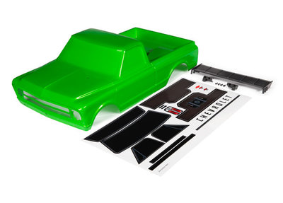 Traxxas Body, Chevrolet C10 (green) (includes Wing & Decals) (requires #9415 Series Body Accessories To Complete Body) - 9411G