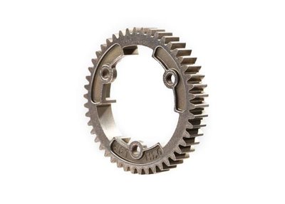 TRX6447-Spur gear, 46-tooth, steel (wide-face, 1.0 metric pitch)