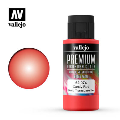 VALLEJO 62.074 Transparant Rood