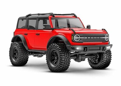 Traxxas Trx-4m 1/18 Scale And Trail Crawler Ford  Bronco 4wd Electric Truck With Tq Red - 97074-1RED