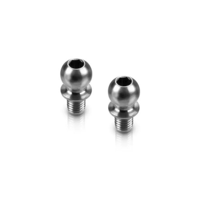 Hudy Titan Ball Stud D=4.9 / L=4 / S=3.5 / 2mm Hex (2) - 990004