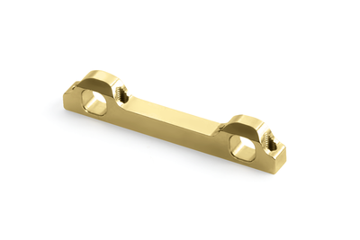 XRAY BRASS REAR LOWER SUSP. HOLDER - FRONT - 323311