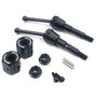 Yeah Racing Aluminium CVD w/Hex for Tamiya SW-01 (Black) - TASW-001BK