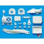 TAMIYA TT-02 D Parts (Motor Mount)(White) - 47336