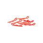 SMALL BODY CLIP 1/10 - FLUORESCENT RED (8)