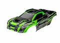 Traxxas Body, Xrt, Green (painted, Decals Applied) (assembled With Front & Rear Body Supports For Clipless Mounting, Roof & Hood Skid Pads) - 7812G